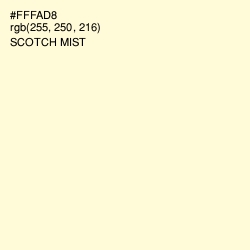 #FFFAD8 - Scotch Mist Color Image